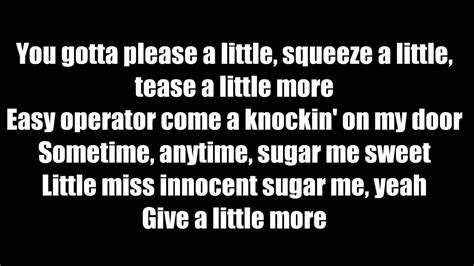 pour some sugar on me youtube|step inside walk this way.